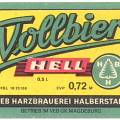 VEB Harzbrauerei Halberstadt